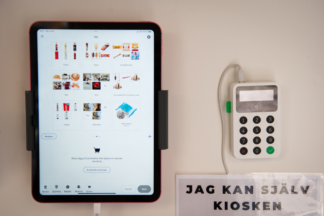 Välkomna in till vår "jag kan själv" kiosk